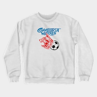 Defunct Connecticut Wildcats ASL Soccer 1973 Crewneck Sweatshirt